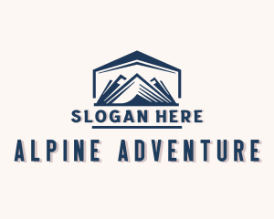 Alpine Valley Hiking logo design