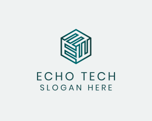 Modern Tech  Letter E Company logo design