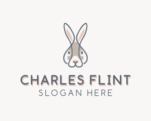 Pet - Hare Bunny Rabbit logo design