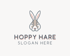 Rabbit - Hare Bunny Rabbit logo design