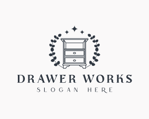 Drawer - Drawer Cabinet Furniture logo design