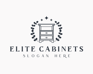 Cabinet - Drawer Cabinet Furniture logo design