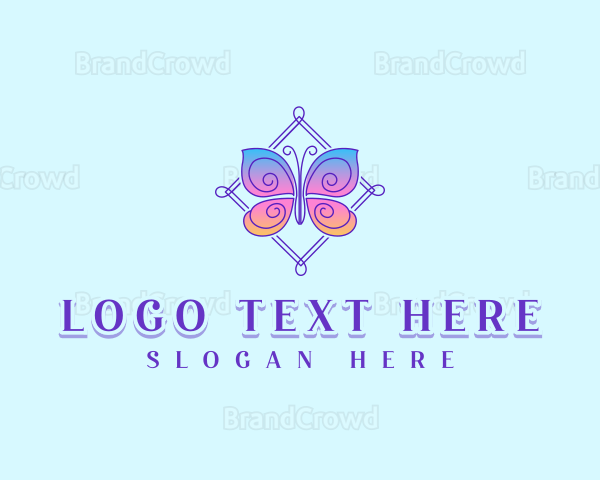 Elegant Feminine Butterfly Logo