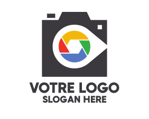 Focus - Colorful Shutter Studio logo design