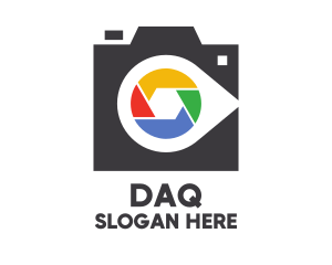Vlog - Colorful Shutter Studio logo design