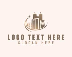 Realty - High Rise Building Property logo design