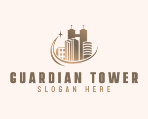 High Rise Building Property logo design