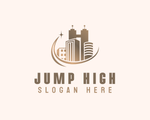 High Rise Building Property logo design