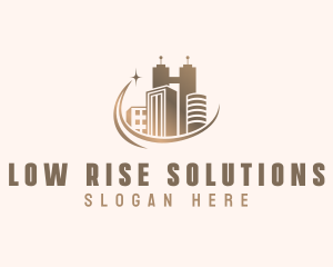 High Rise Building Property logo design