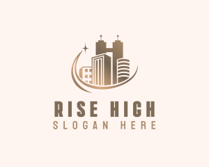 High Rise Building Property logo design