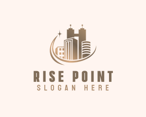 High Rise Building Property logo design