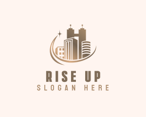 High Rise Building Property logo design