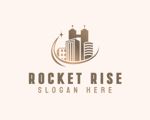 High Rise Building Property logo design