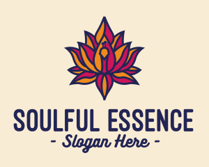 Soul - Colorful Lotus Peacock logo design