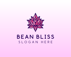 Colorful Lotus Peacock logo design