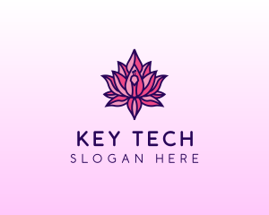 Colorful Lotus Peacock logo design