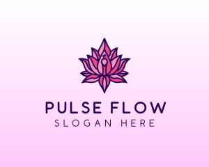 Colorful Lotus Peacock logo design