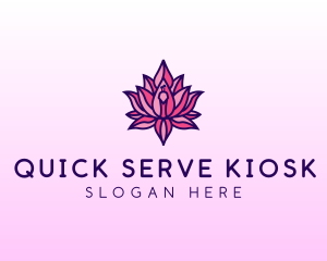 Colorful Lotus Peacock logo design