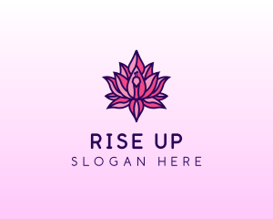 Colorful Lotus Peacock logo design