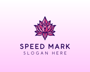 Colorful Lotus Peacock logo design