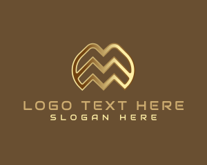 Elegant Upscale Letter M Logo