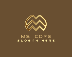 Elegant Upscale Letter M logo design