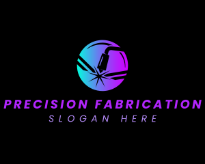 Fabrication - Laser Fabrication Ironwork logo design