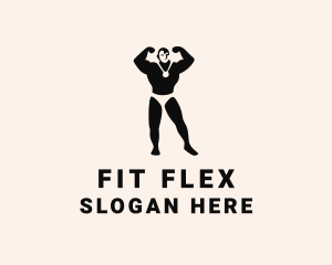 Fitness - Male Bodybuilding Competition logo design