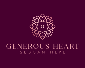 Heart Boutique Decoration logo design