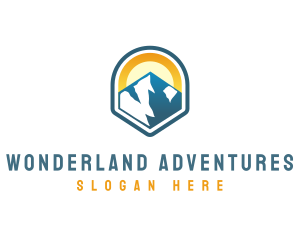 Mountain Peak Hiker logo design