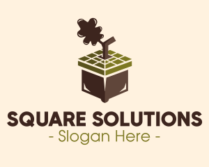 Acorn Nut Cube logo design