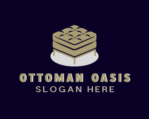 Ottoman - Ottoman Chair Furniture logo design