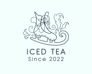 Ice Skating Shoes logo design