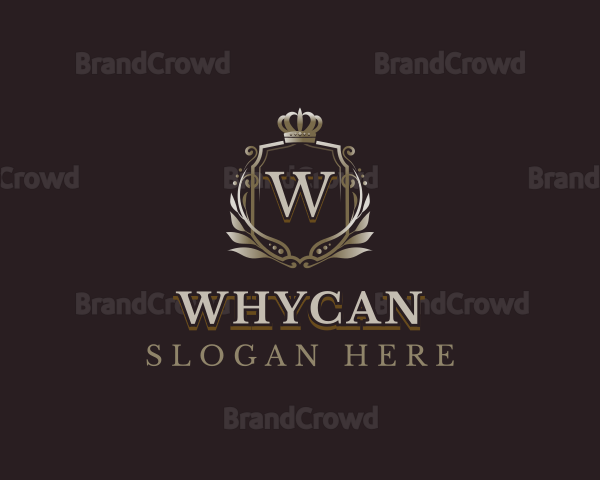 Premium Royal Shield Logo