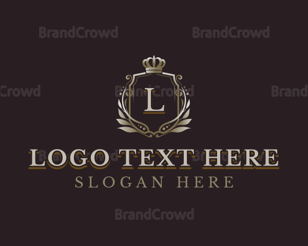 Premium Royal Shield Logo