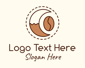 Coffee Bean Moon Cafe Logo