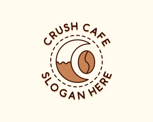 Coffee Bean Moon Cafe logo design