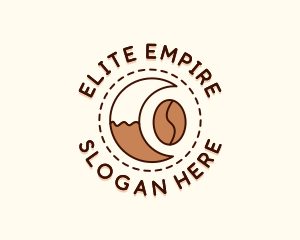 Coffee Bean Moon Cafe logo design