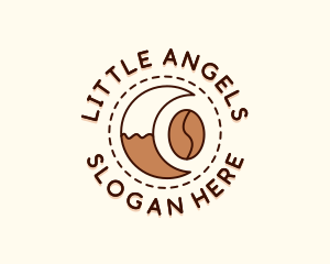 Coffee Bean Moon Cafe logo design