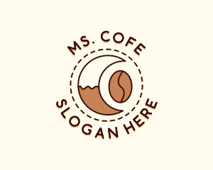 Evening - Coffee Bean Moon Cafe logo design