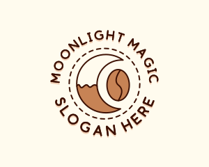 Midnight - Coffee Bean Moon Cafe logo design