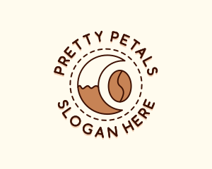 Coffee Bean Moon Cafe logo design