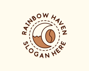 Coffee Bean Moon Cafe logo design