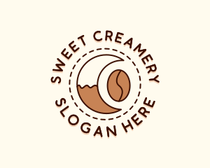 Coffee Bean Moon Cafe logo design