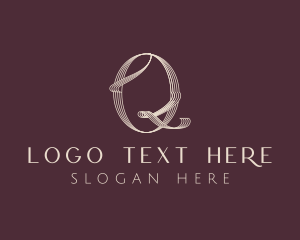 Linear - Elegant Fashion Letter Q logo design