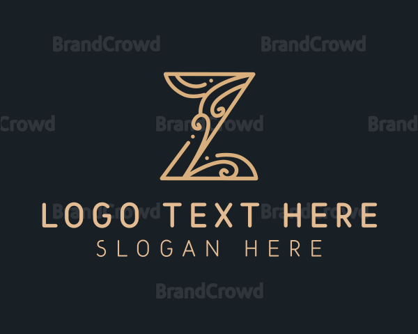 Elegant Decorative Letter Z Logo