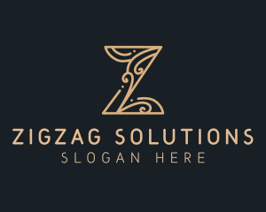 Elegant Decorative Letter Z logo design