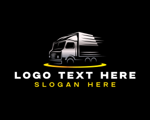 Delivery Transportation Truck Logo