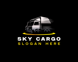 Delivery Transportation Truck logo design