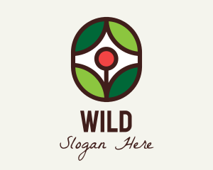 Eco Flower Plant  Logo